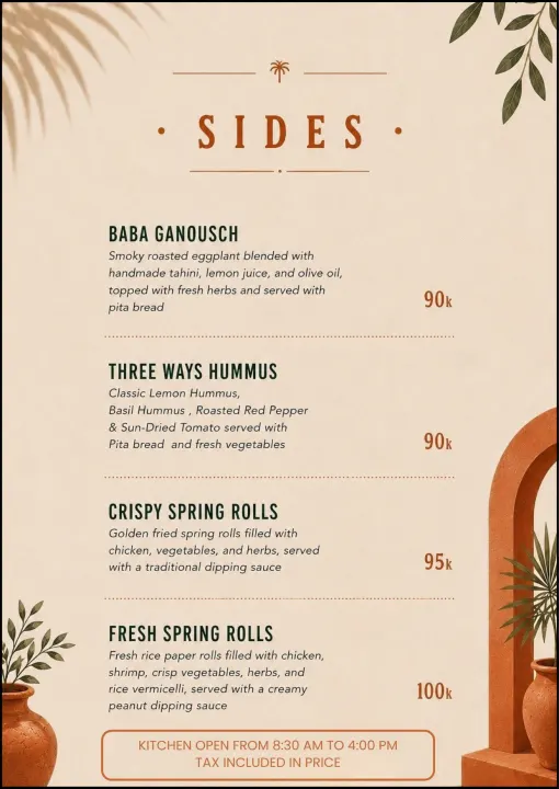 Menu page 2