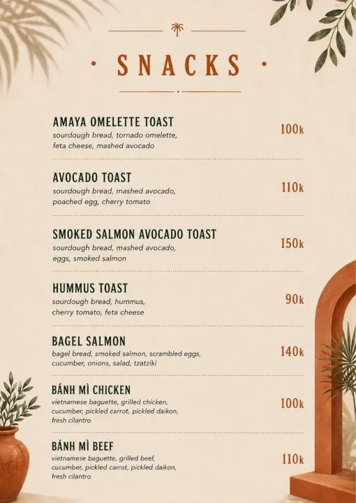 Menu page 3