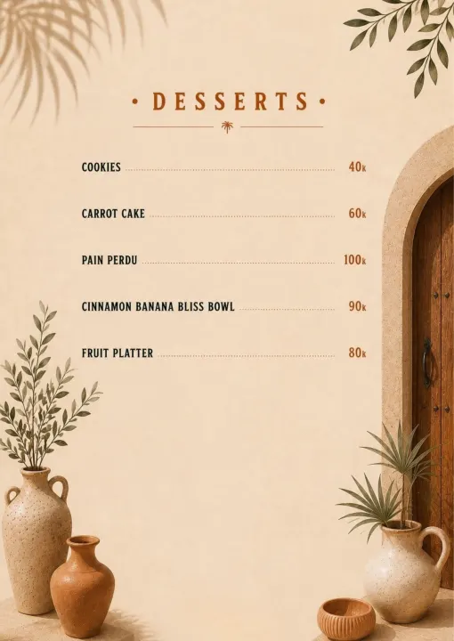 Menu page 5